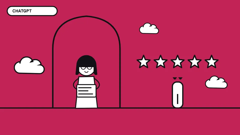 Cover illustration: Reviews beat homepages