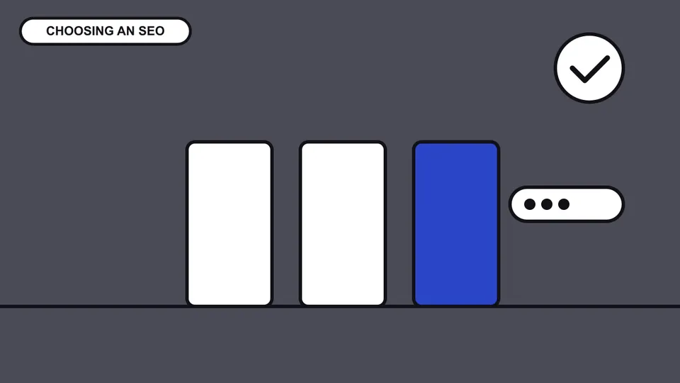 Cover illustration: Choosing an SEO